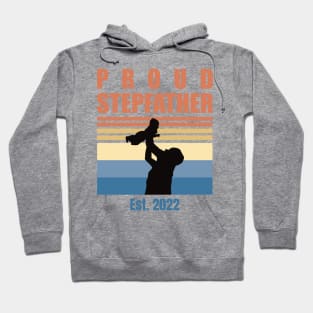 Proud Stepfather Est 2022 | First Time Stepfather | First Fathers Day Hoodie